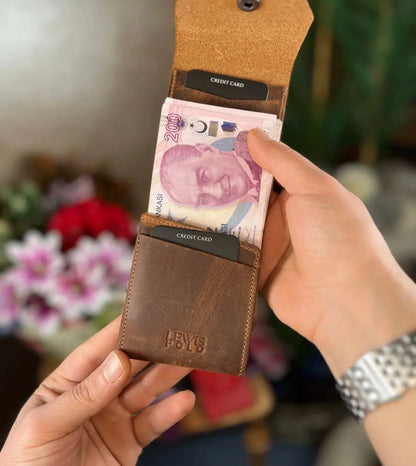 mmovea™ Viral Hakiki Deri Unisex Cüzdan