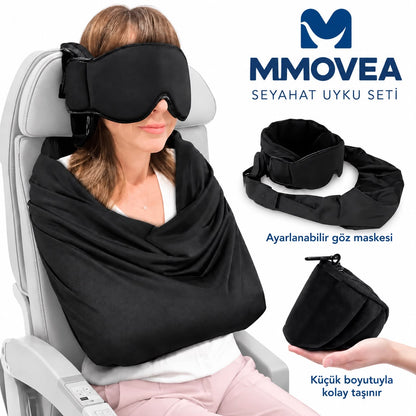 MMOVEA™ First Class 3'ü 1 Arada Seyahat Uyku Seti