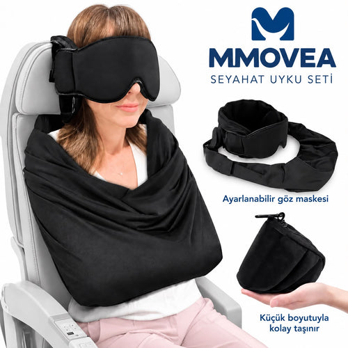 MMOVEA™ First Class 3'ü 1 Arada Seyahat Uyku Seti